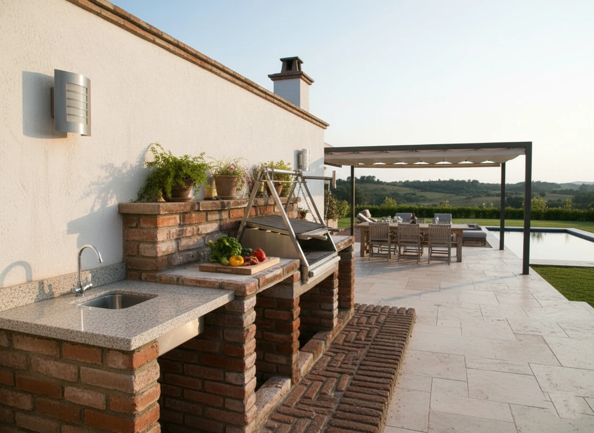 Parrilla de lujo en villa privada