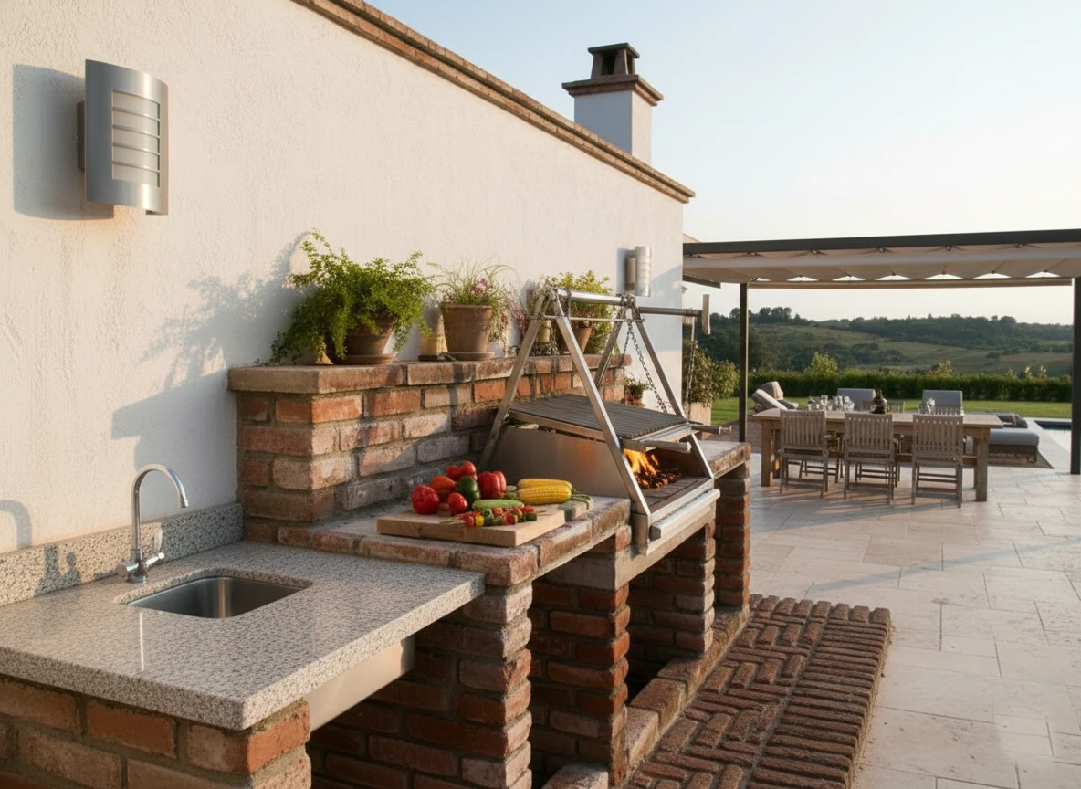 Parrilla para casa familiar